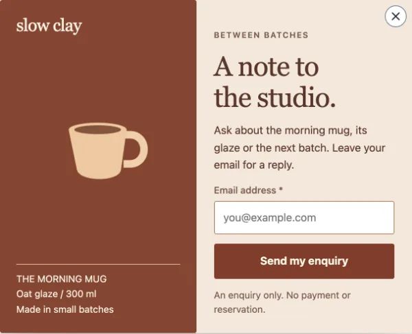 The maker's index — Details. Sample design content.