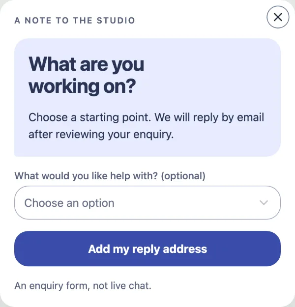 Conversation note — Choose a topic. Sample design content.
