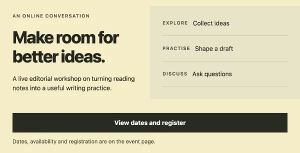 Agenda card — Invitation. Sample design content.