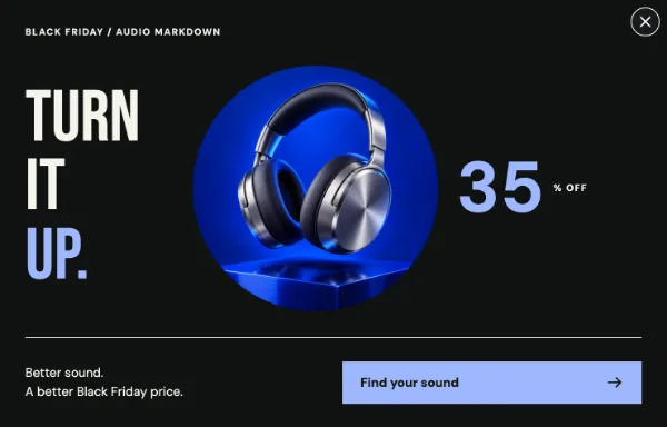 Sound Circle — Offer. Sample design content.