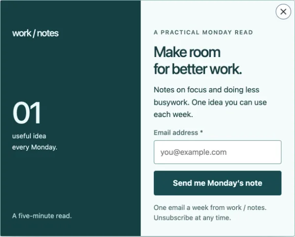 The number is the invitation — Details. Sample design content.