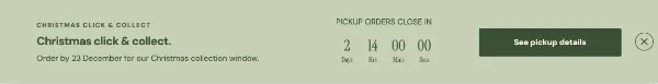 The pickup window — Offer. Sample design content.