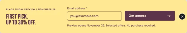 Friday Email Alert — Offer. Sample design content.