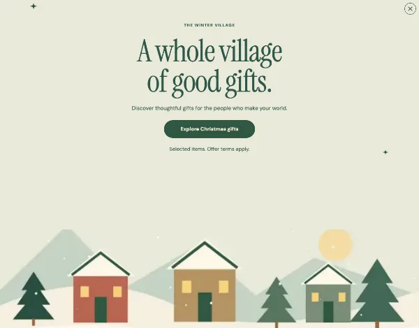 Winter windows — Offer. Sample design content.