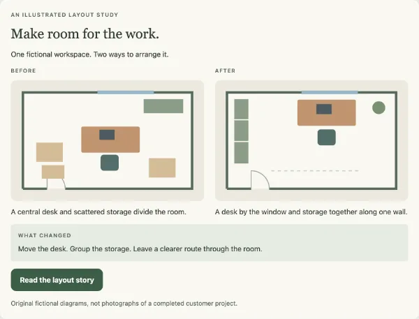 Project pair — Project story. Sample design content.