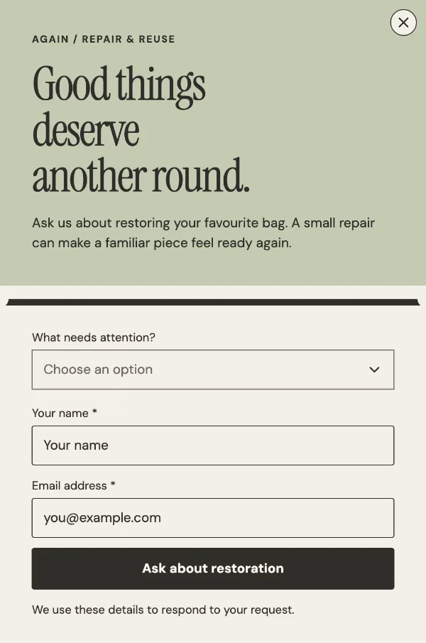Another good round — Details. Sample design content.